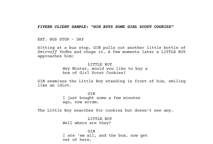 be your professional screenwriter for feature, series, or short film